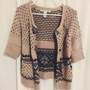 Knitted button cardigan